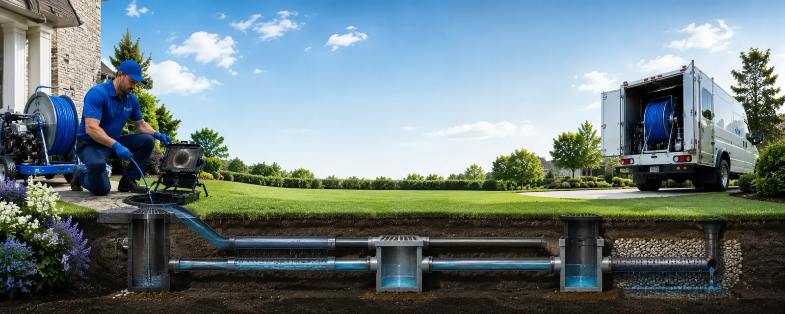 Outdoor drain cleaning information for Cerro, NM